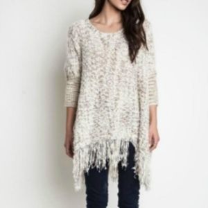 NWOT Umgee Fringe Knit Sweater